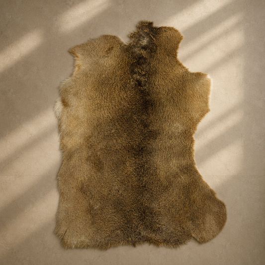Deerhide Rug DR-107 45x36 INCH