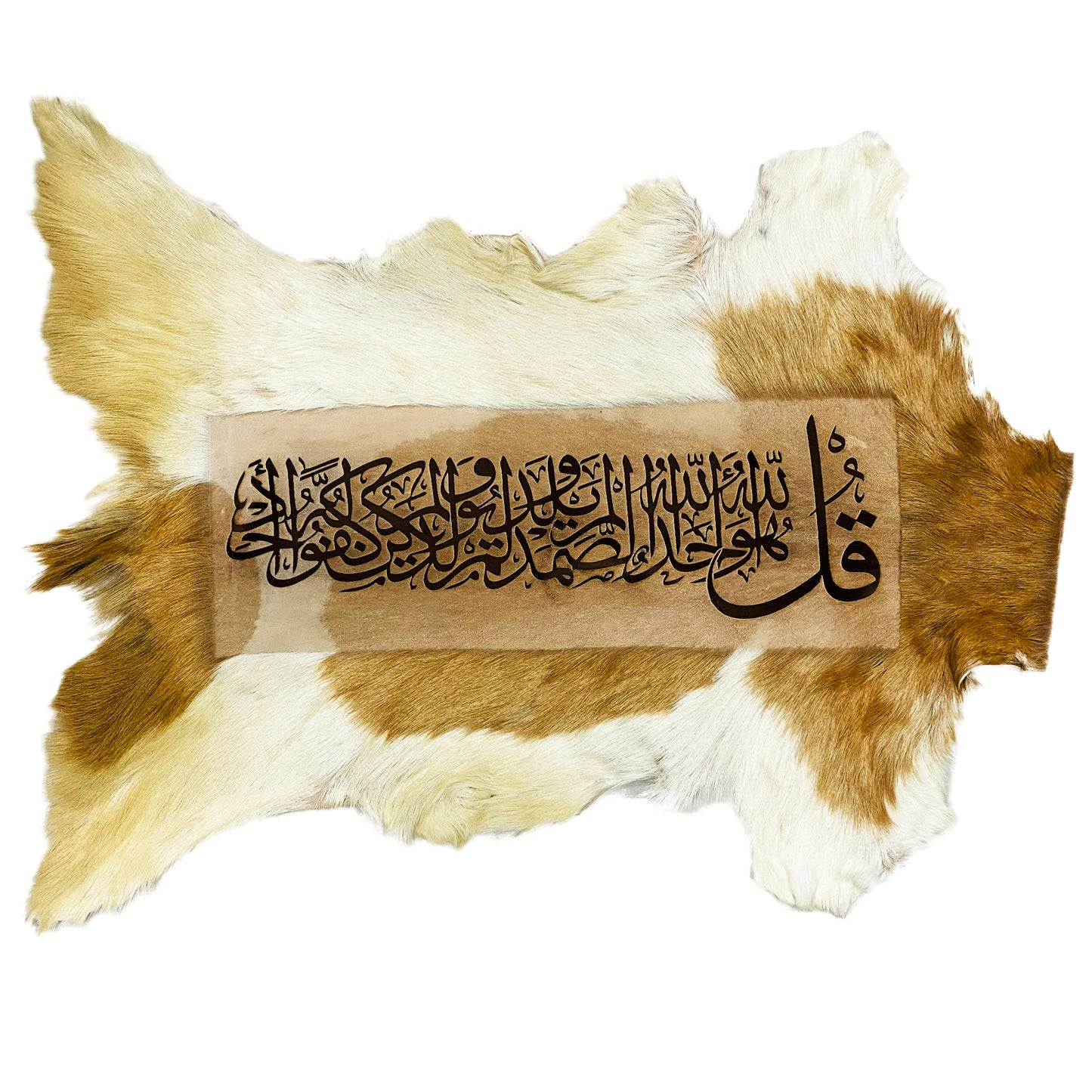 Surah Ikhlas Goat Skin Calligraphy GC-210 24x18 INCH
