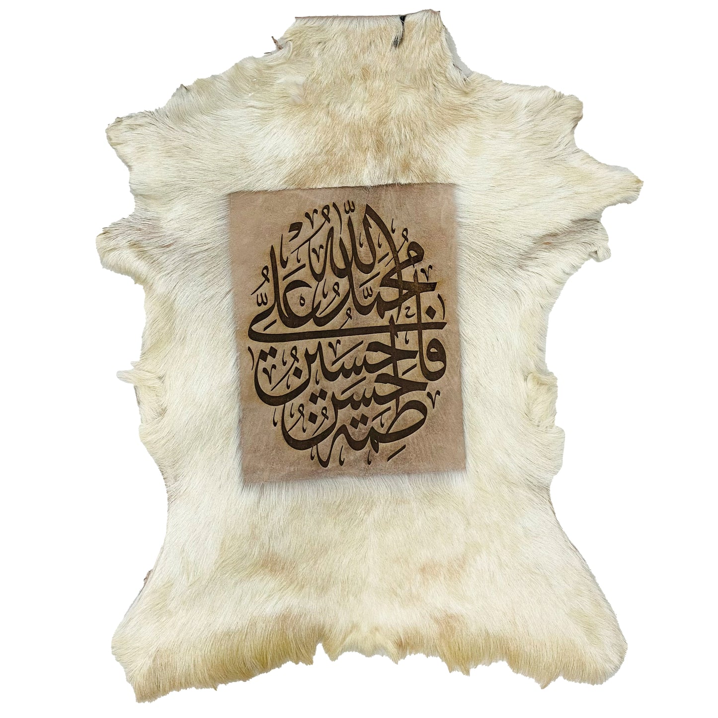 Panjtan-e-Pak Goatskin Calligraphy GC-257 31x24 INCH