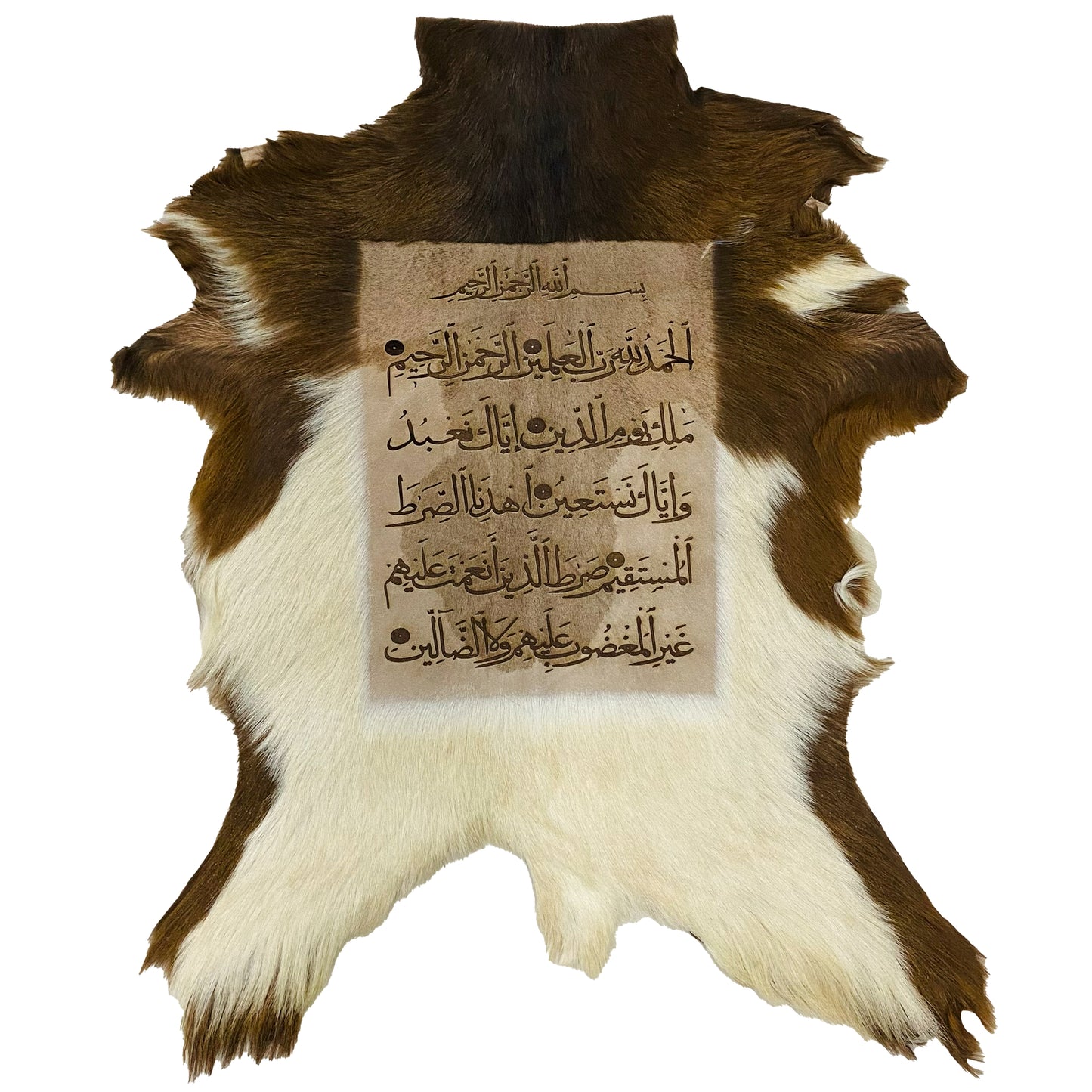 Surah Fatiha Goatskin Calligraphy GC-276 31x24 INCH