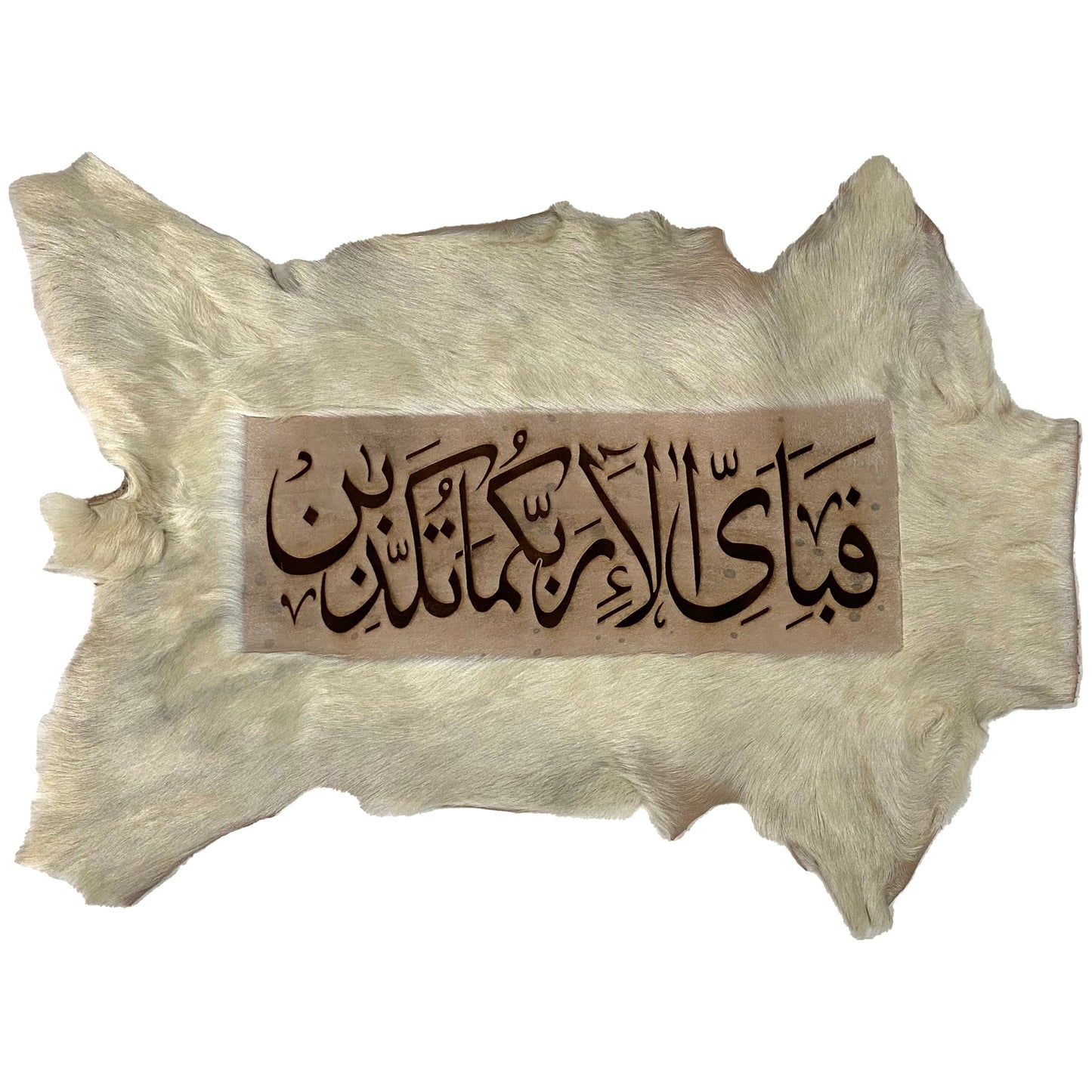 Fabi Ayyi Alaa Ayat Goatskin Calligraphy GC-323 24x16 INCH