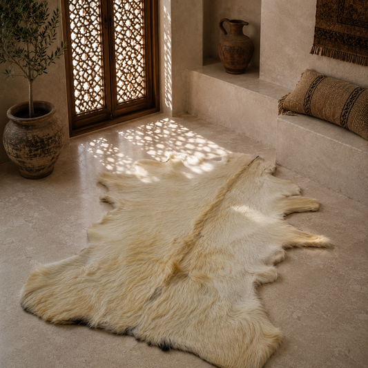 Goatskin Rug GR-162 41x31 INCH