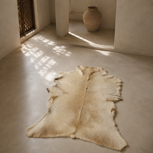 Goatskin Rug GR-176 43x28 INCH