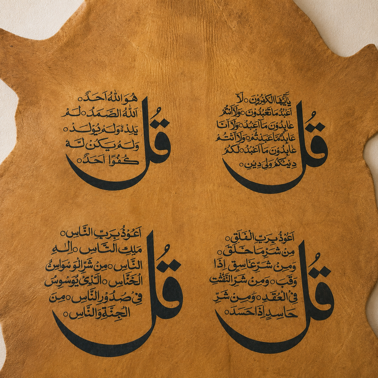 Leather Calligraphy KB221