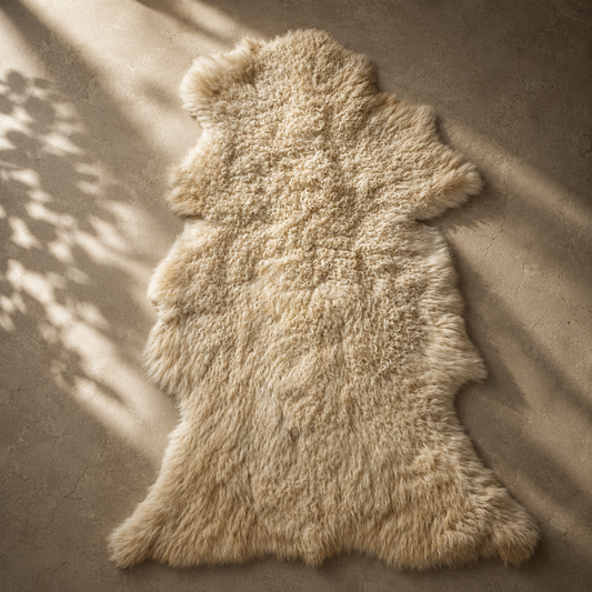 SHEEP SKIN RUG SR-119 40x31 INCH