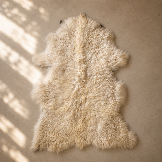 SHEEP SKIN RUG SR-125 37x30 INCH