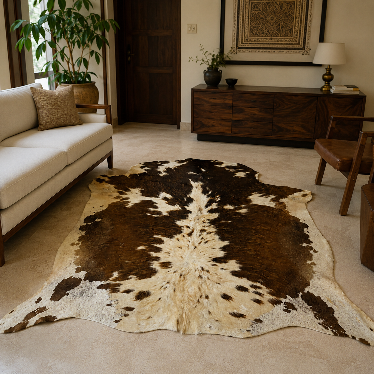 Cowhide Rug CR-101 44x40 INCH