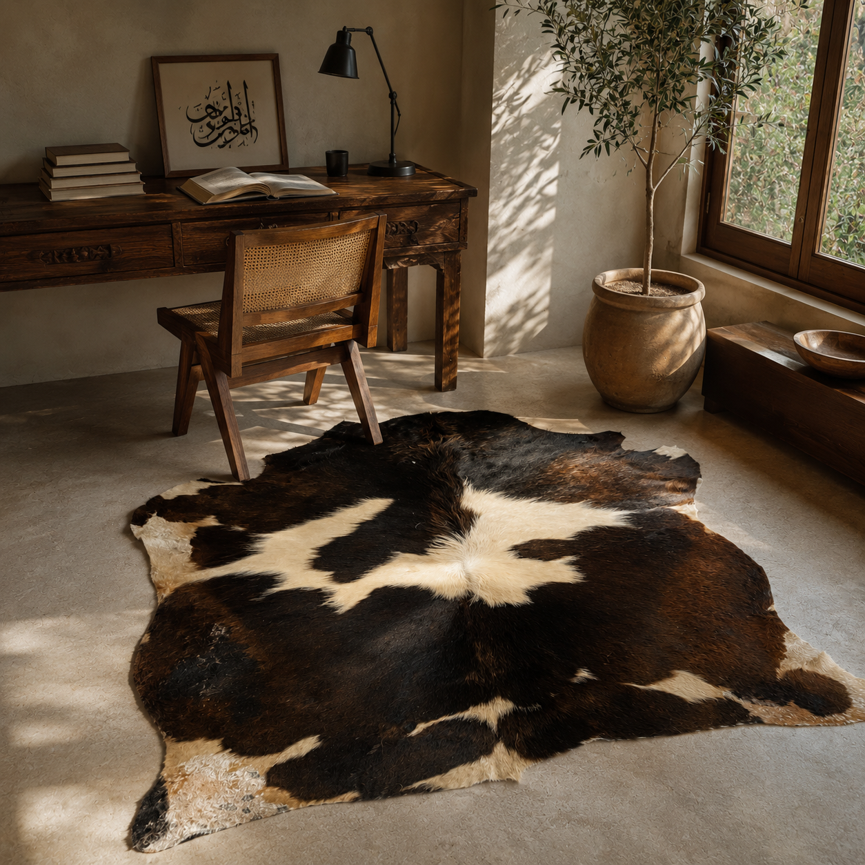 Cowhide Rug CR-108 48x48 INCH