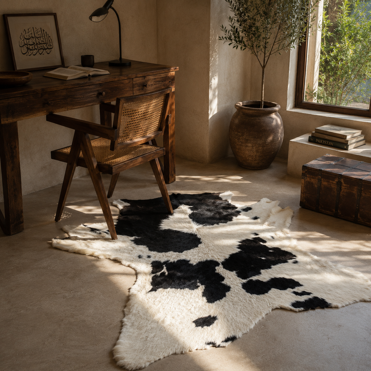 Cowhide Rug CR-109 36x38 INCH
