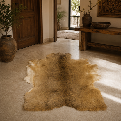 Deerhide Rug DR-103 46x37 INCH