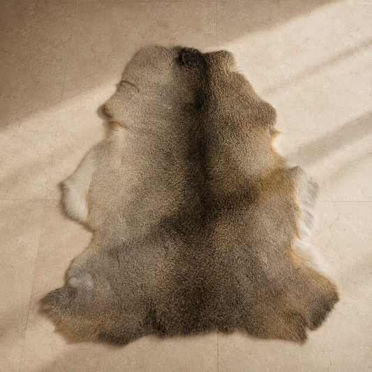 Deerhide Rug DR-105 38x34 INCH