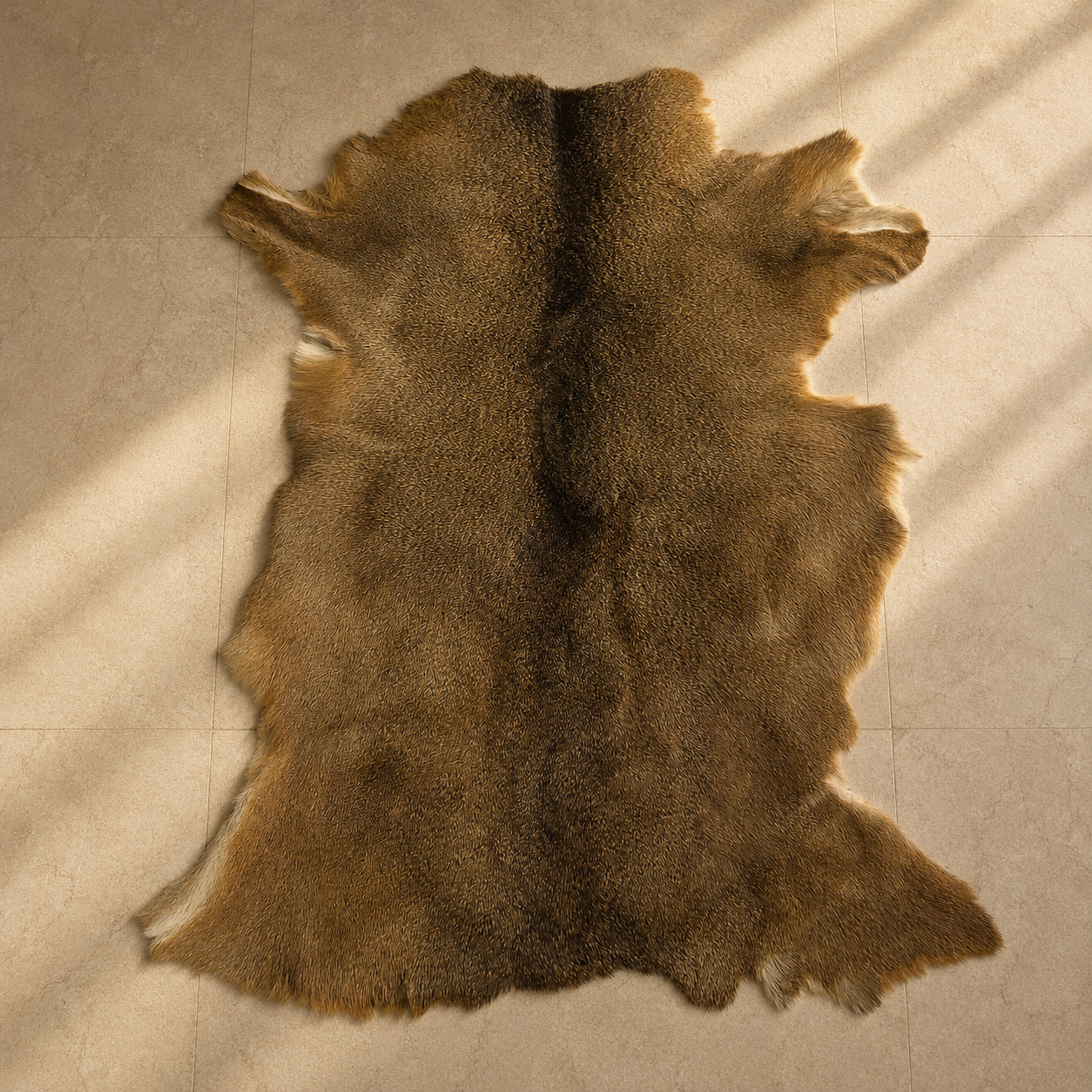Deerhide Rug DR-106 47x40 INCH