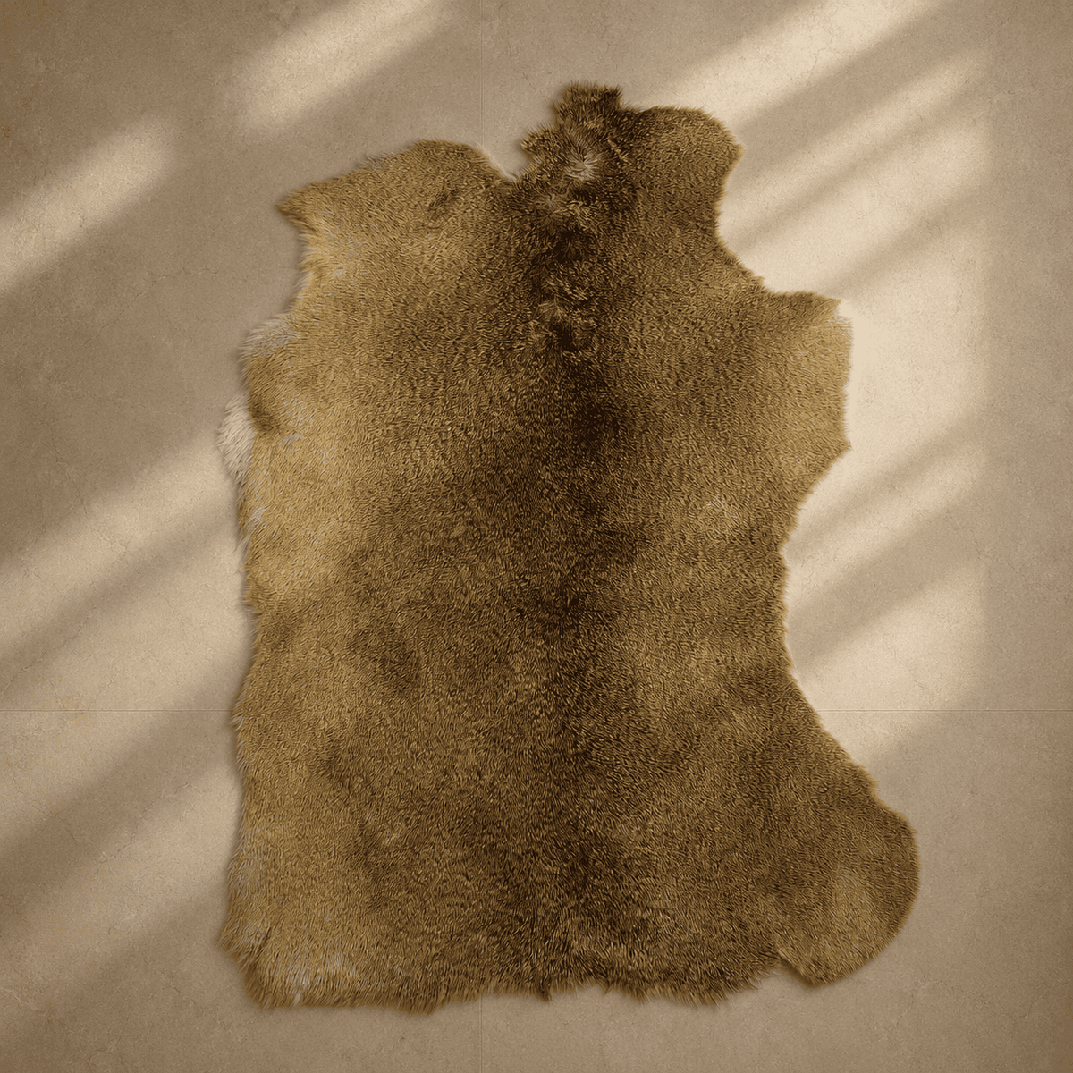 Deerhide Rug DR-107 45x36 INCH