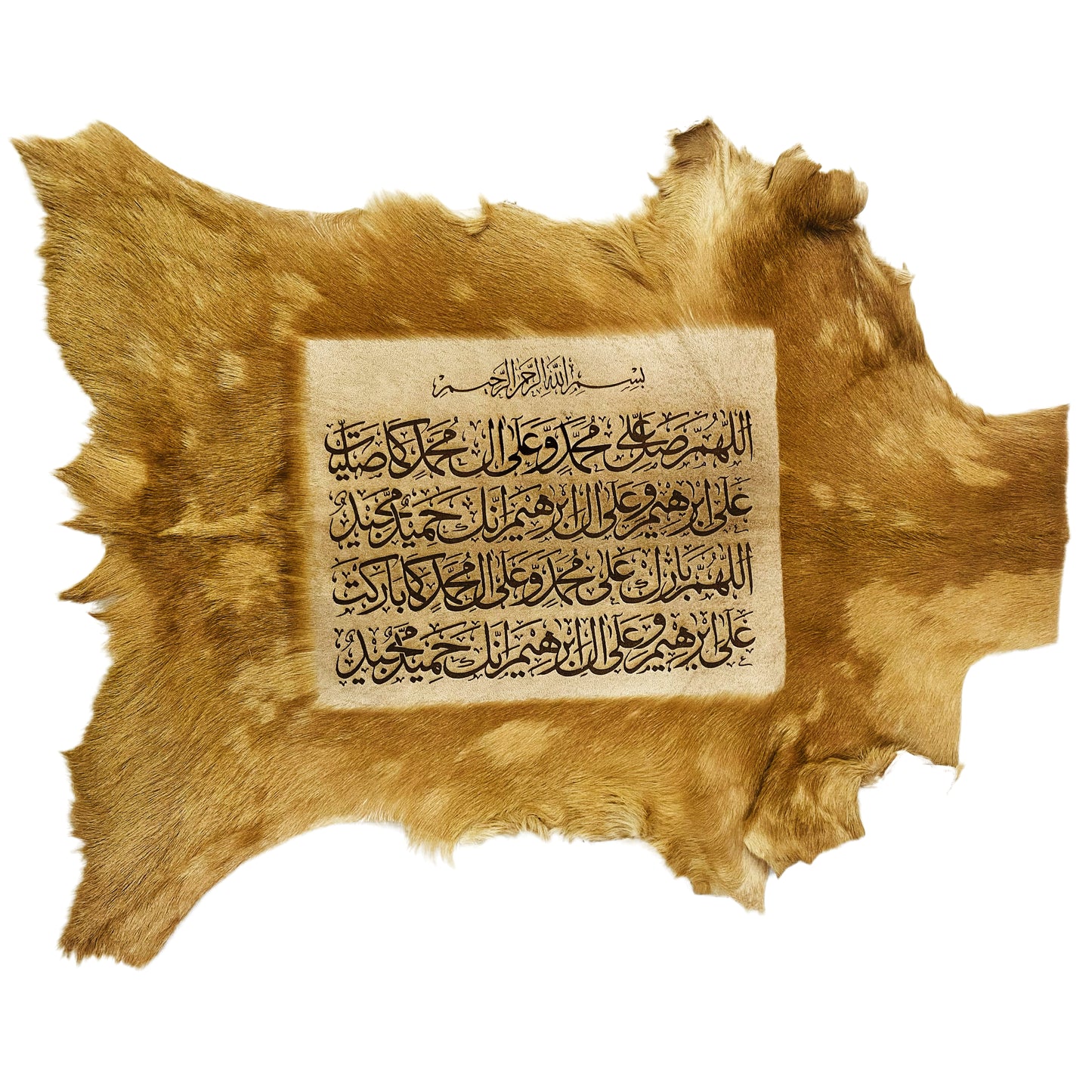 Darood Shareef Goat Skin Calligraphy GC-227 28x22 INCH