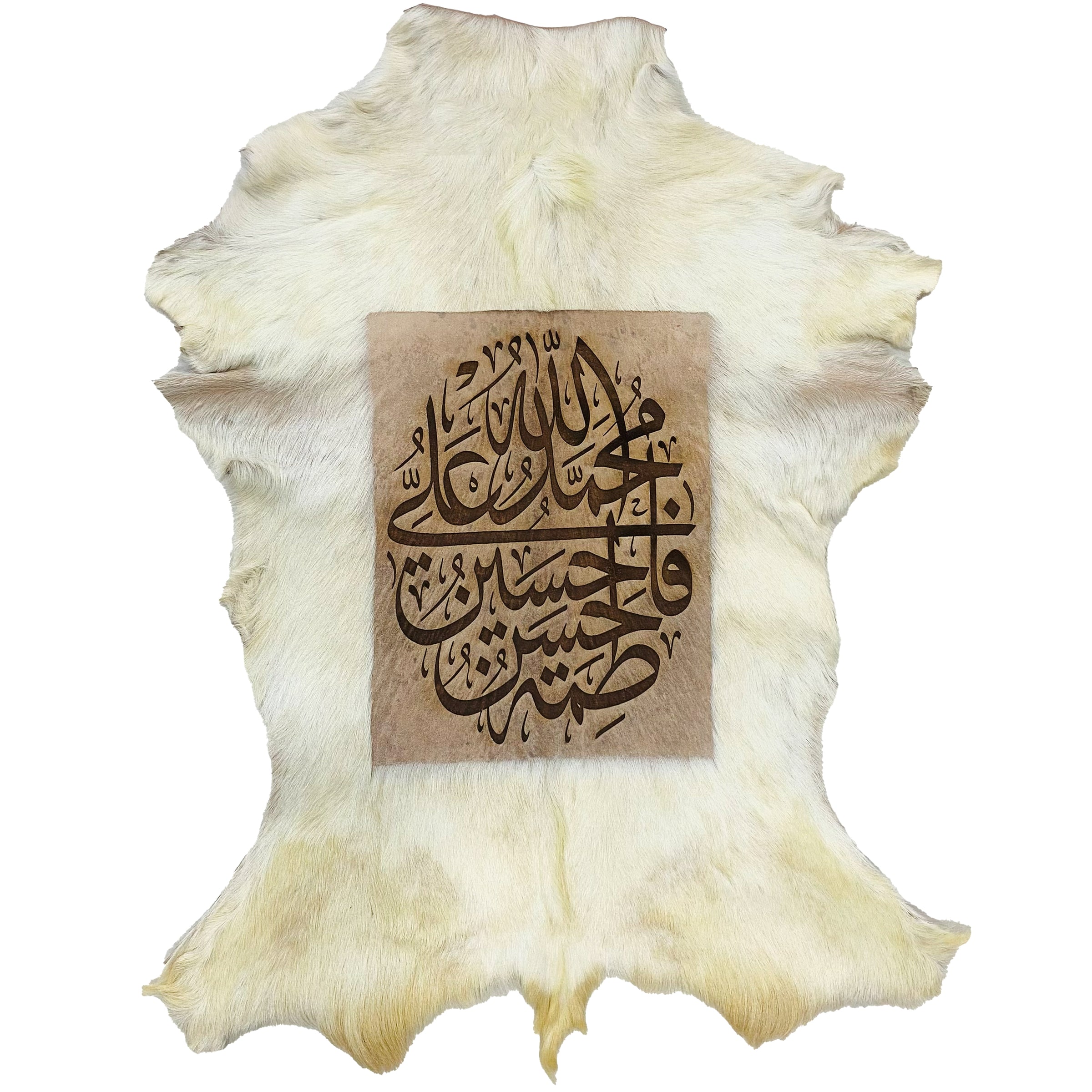 Panjtan-e-Pak Goatskin Calligraphy GC-258 29x23 INCH