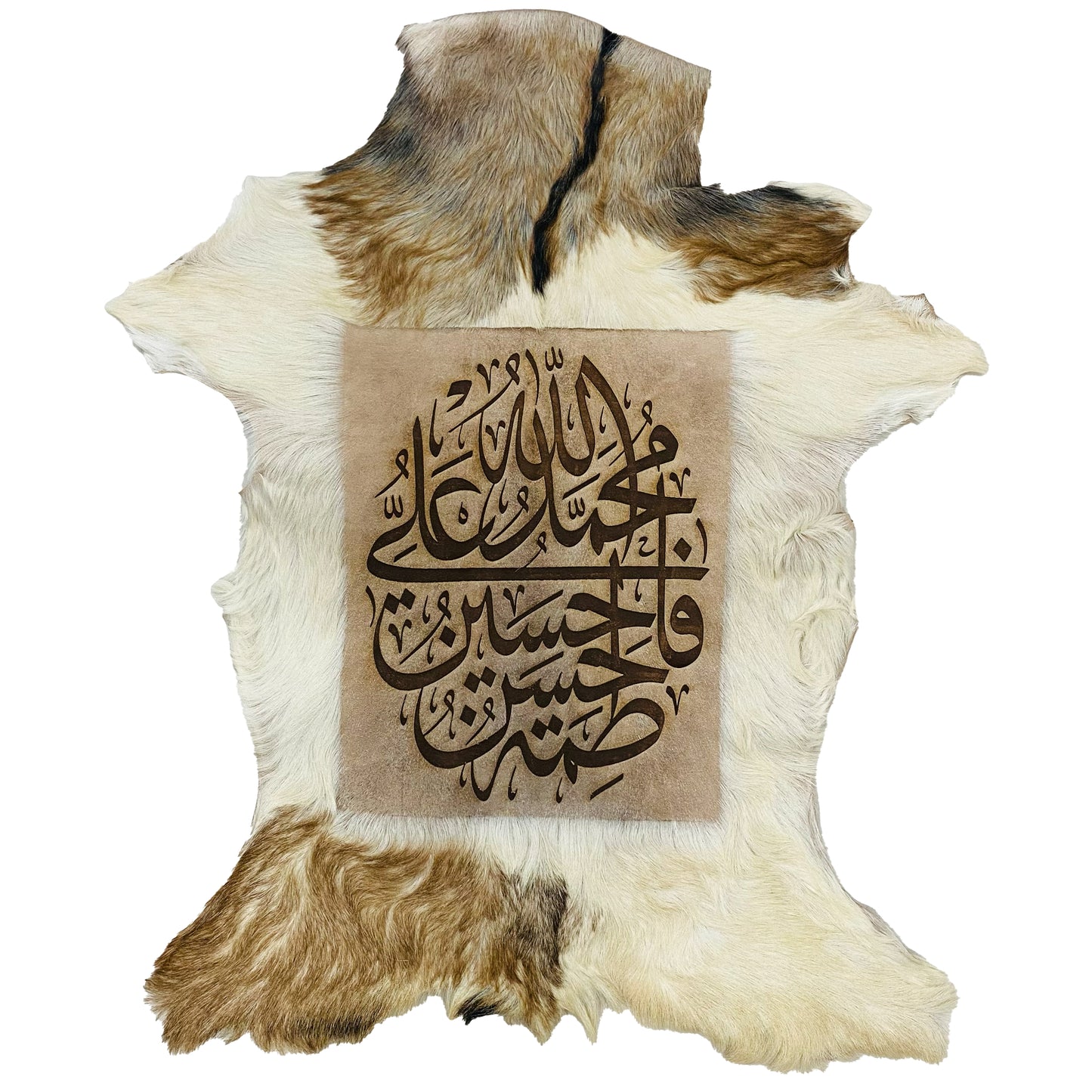 Panjtan-e-Pak Goatskin Calligraphy GC-263 28x23 INCH