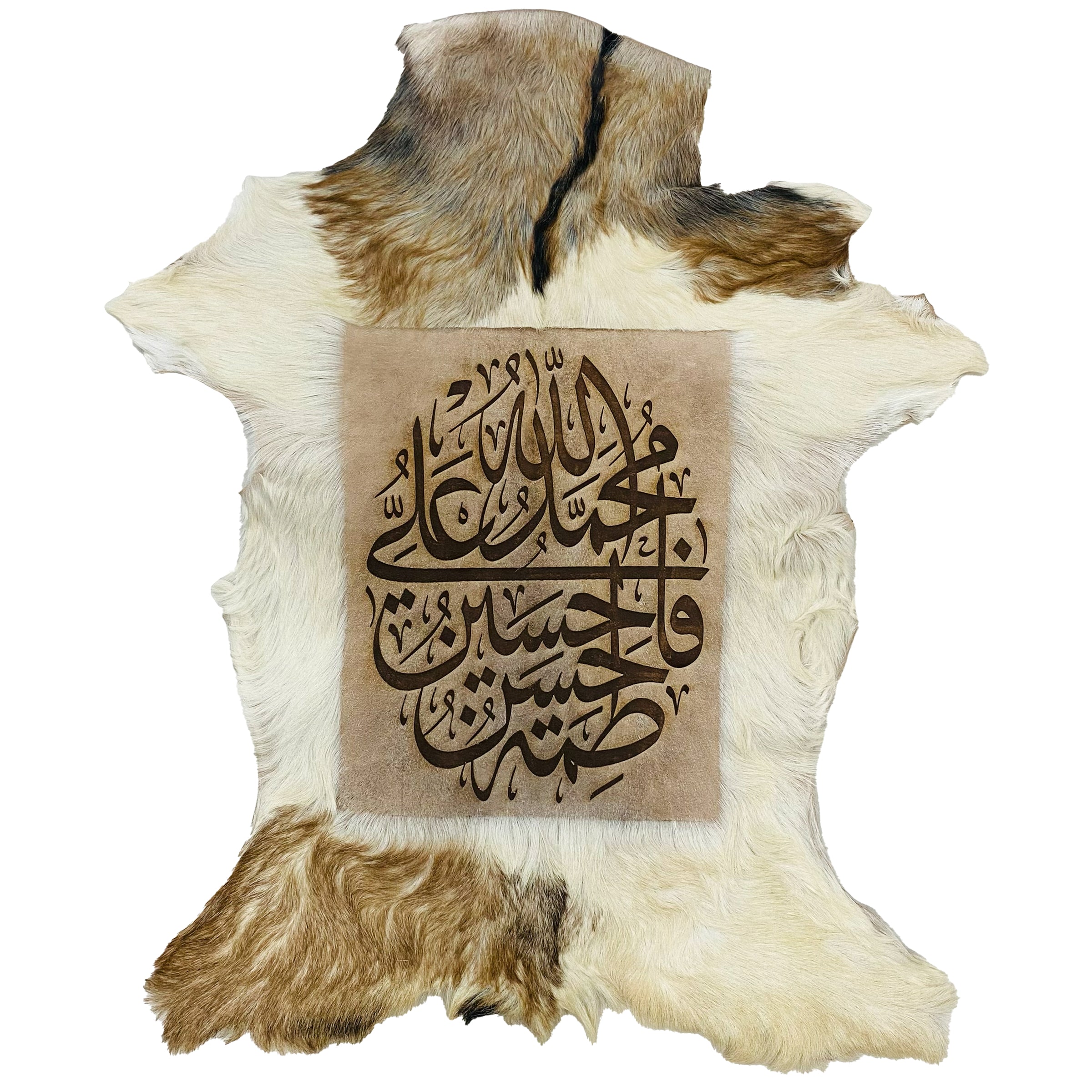 Panjtan-e-Pak Goatskin Calligraphy GC-263 28x23 INCH