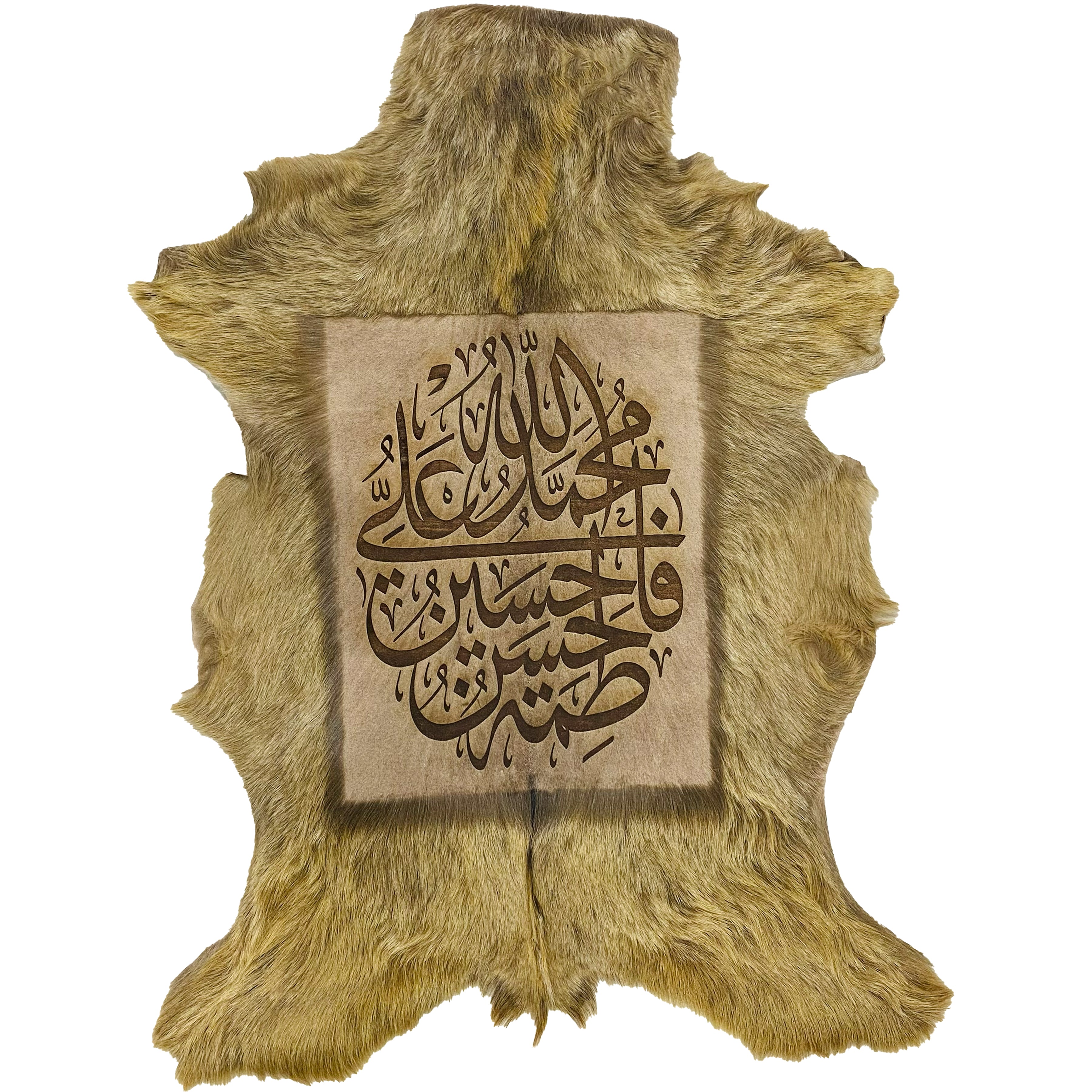 Panjtan-e-Pak Goatskin Calligraphy GC-266 29x21 INCH