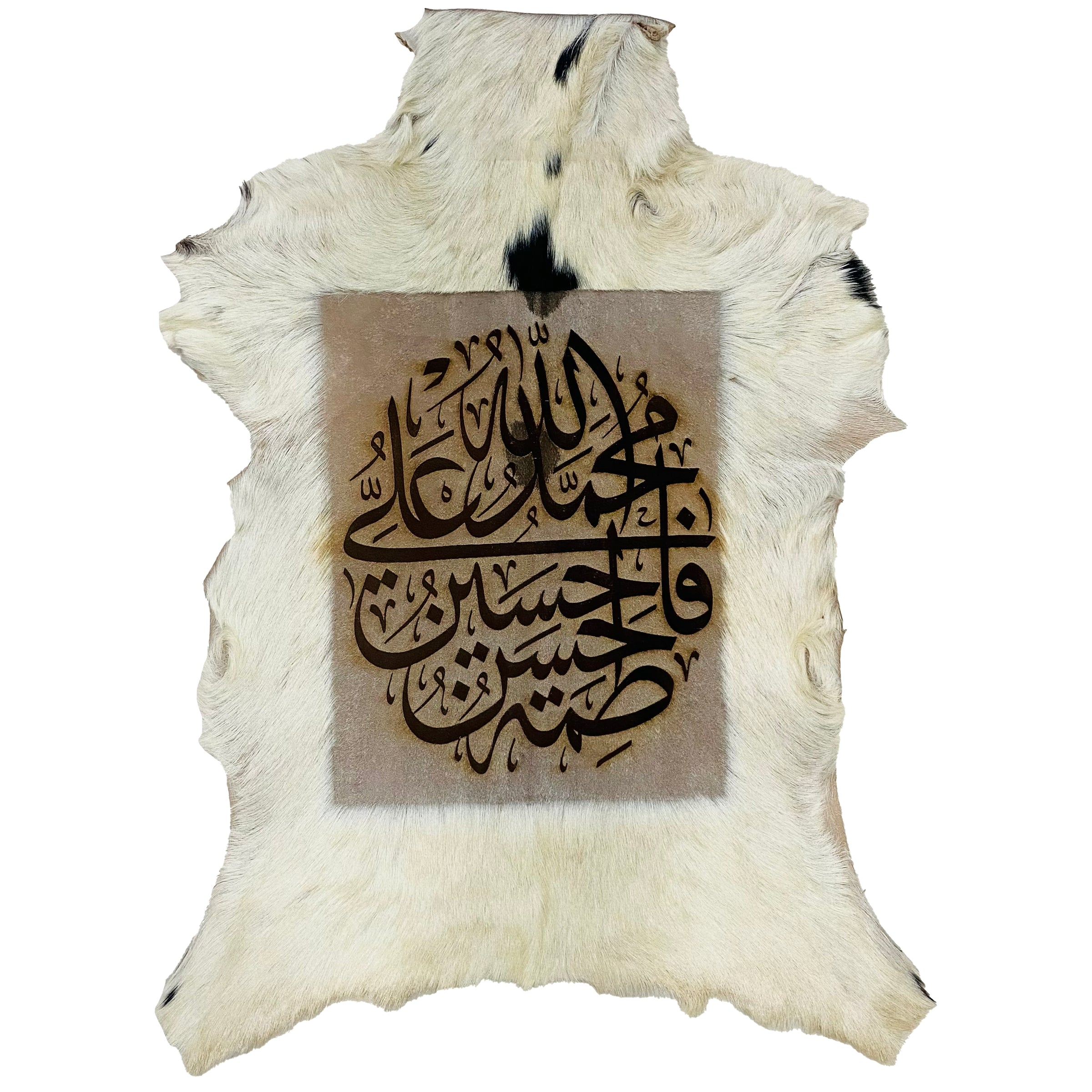 Panjtan-e-Pak Goatskin Calligraphy GC-293 27x19 INCH