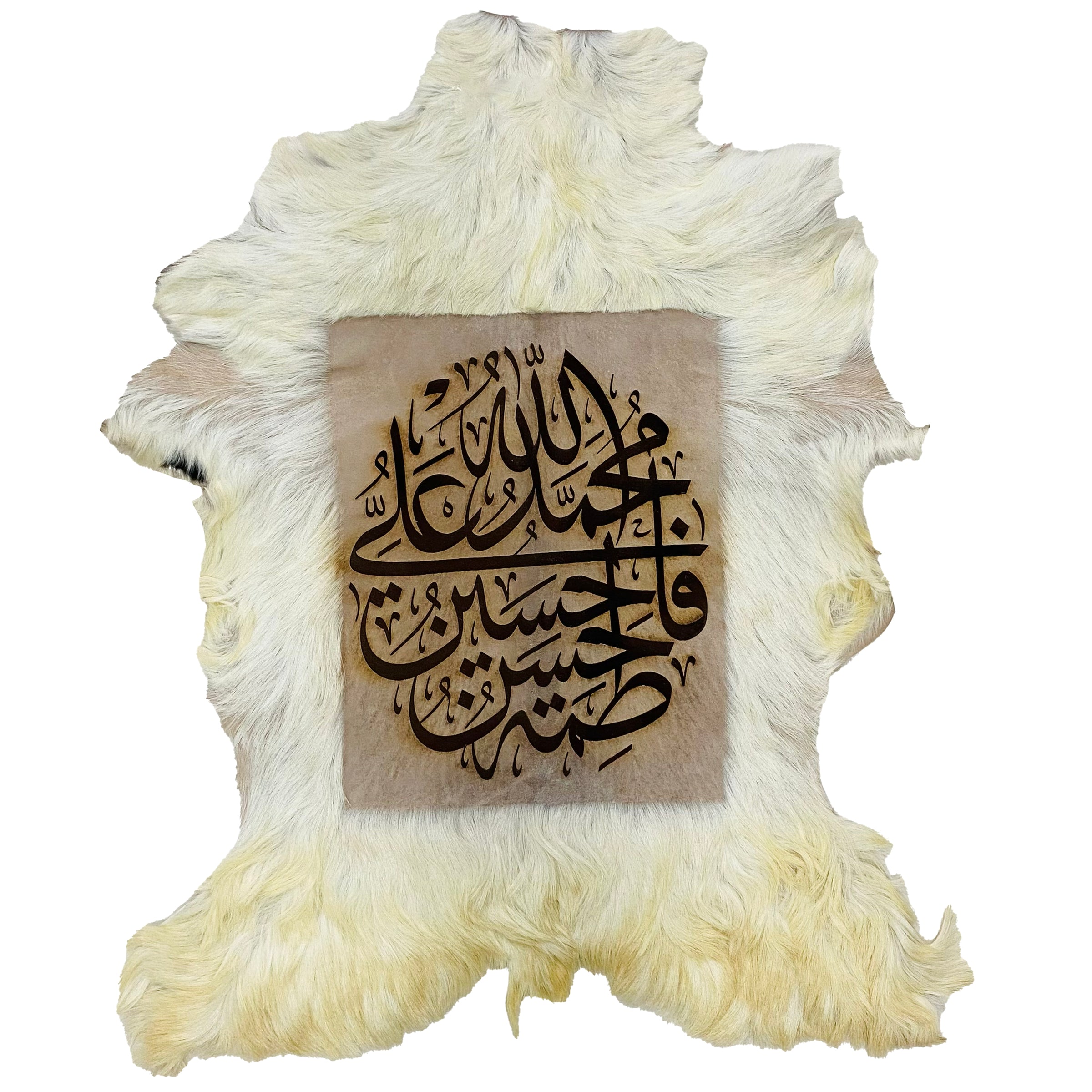 Panjtan-e-Pak Goatskin Calligraphy GC-297 28x21 INCH