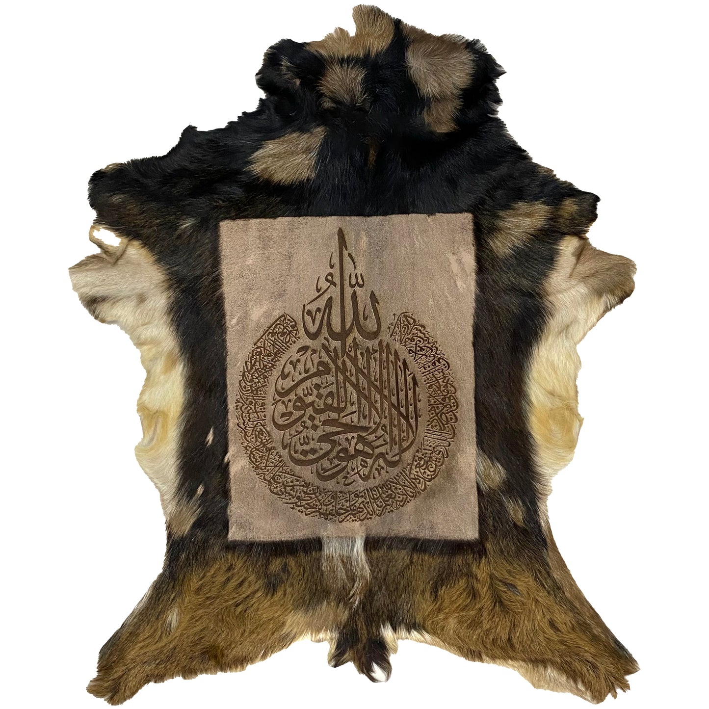 Ayat-ul-Kursi Goat Skin Calligraphy GC-318 27x21 INCH
