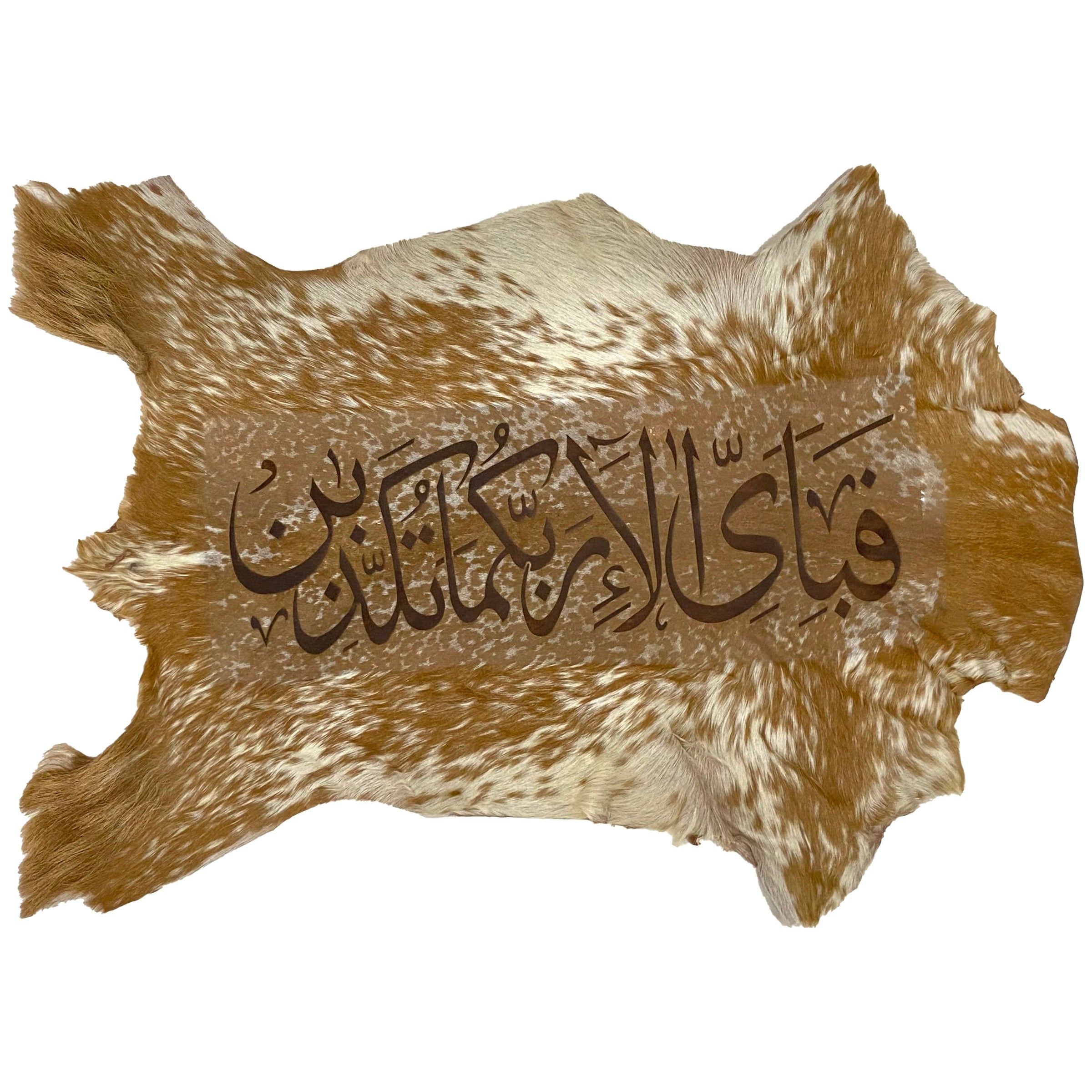 Fabi Ayyi Alaa Ayat Goatskin Calligraphy GC-322 24x16 INCH