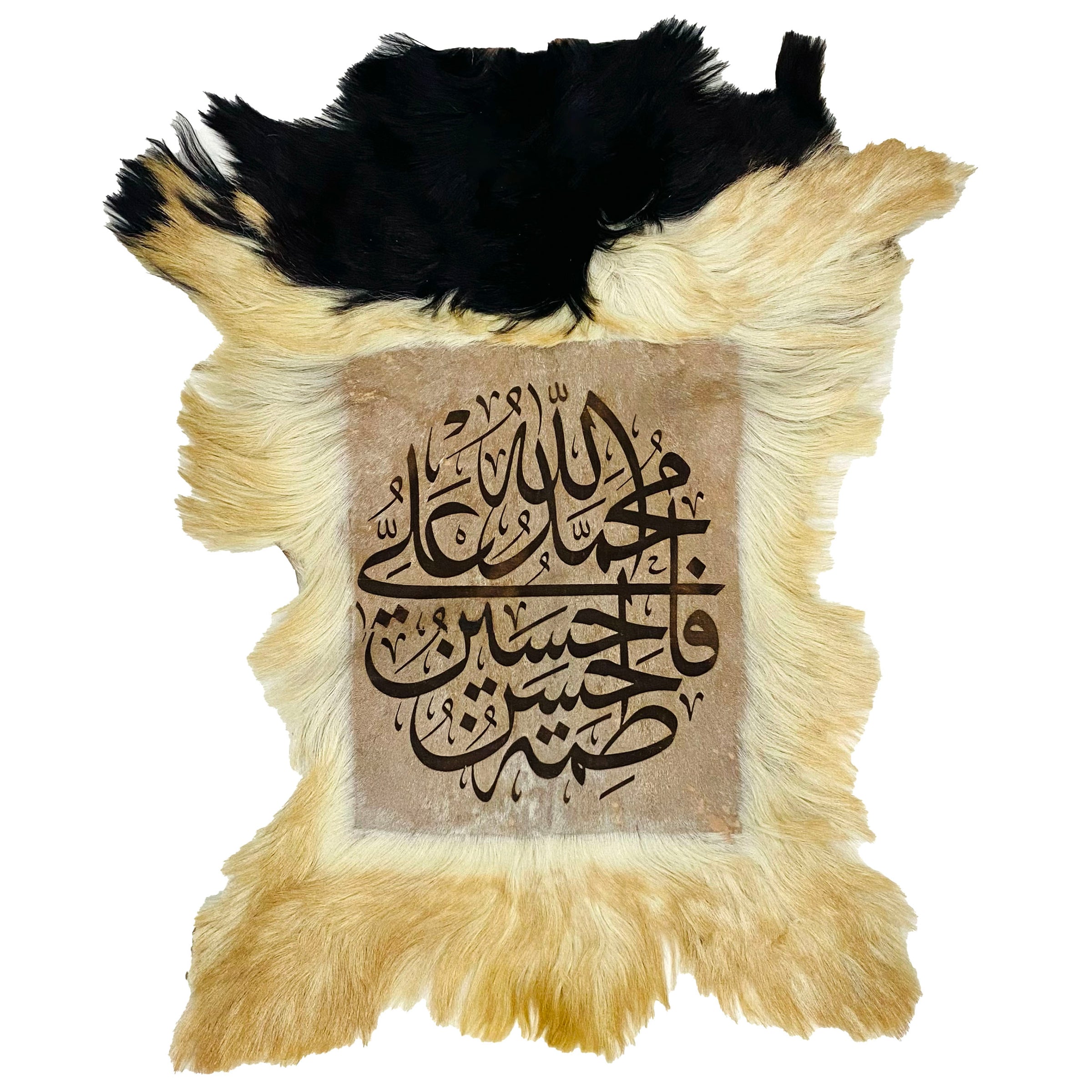 Panjtan-e-Pak Goatskin Calligraphy GC-387 26x22 INCH