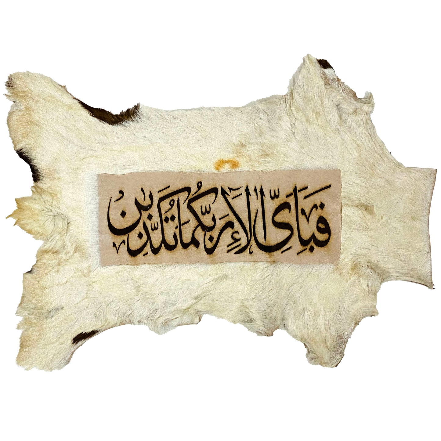 Fabi Ayyi Alaa Goat Skin Calligraphy GC-409 27x20 INCH