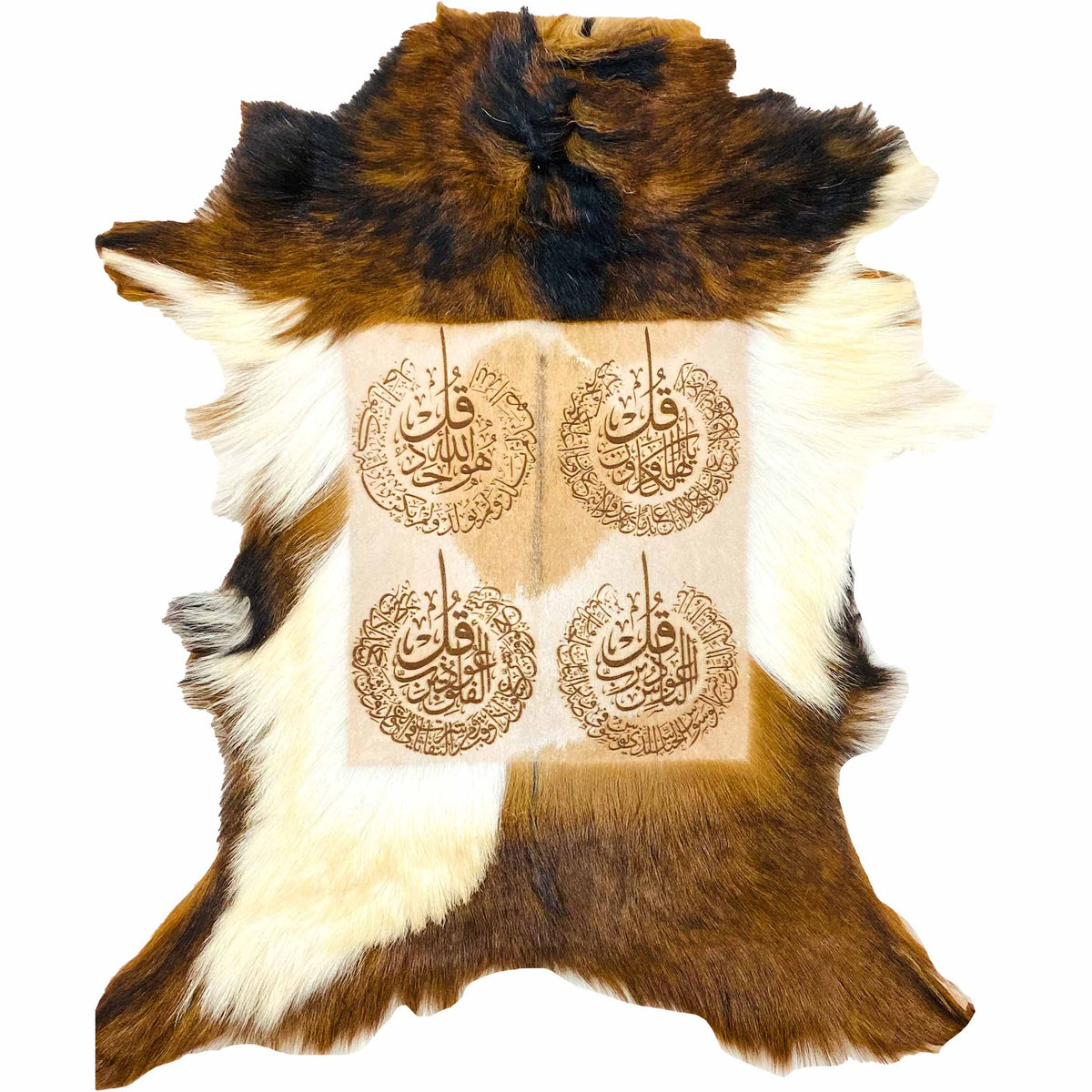 4 Qul Goat Skin Calligraphy GC-670 31x26 INCH