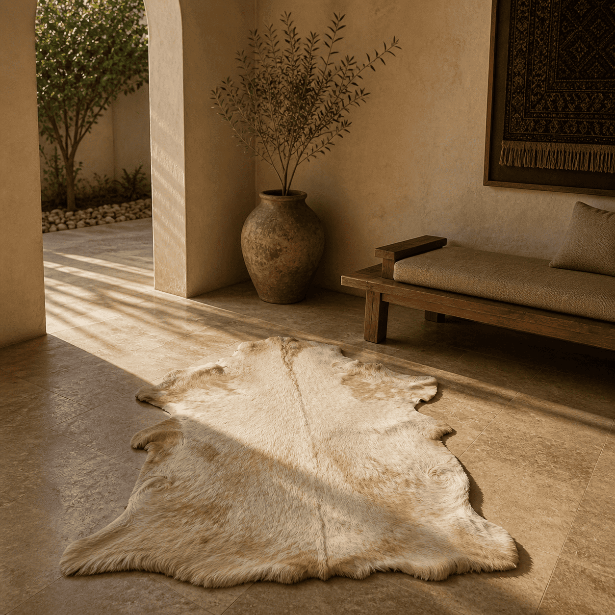 Goatskin Rug GR-106 43x31 INCH