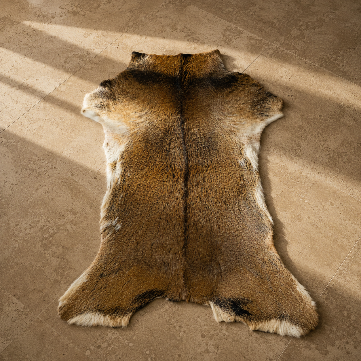 Goatskin Rug GR-119 38x25 INCH
