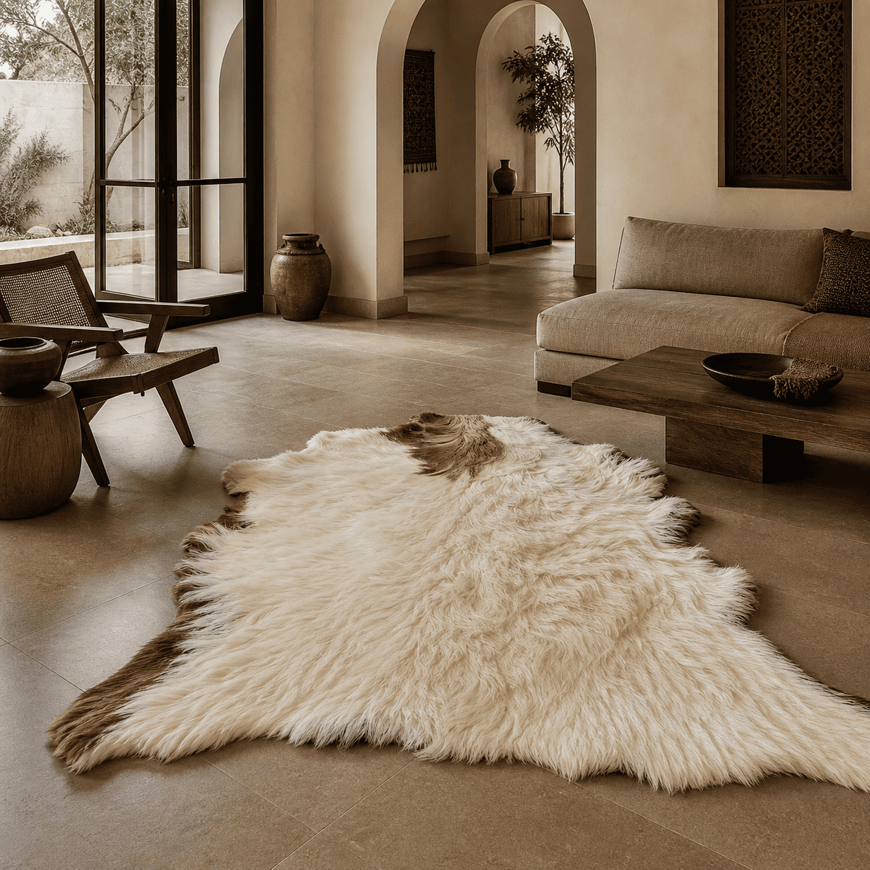 Goatskin Rug GR-101 43x31 INCH