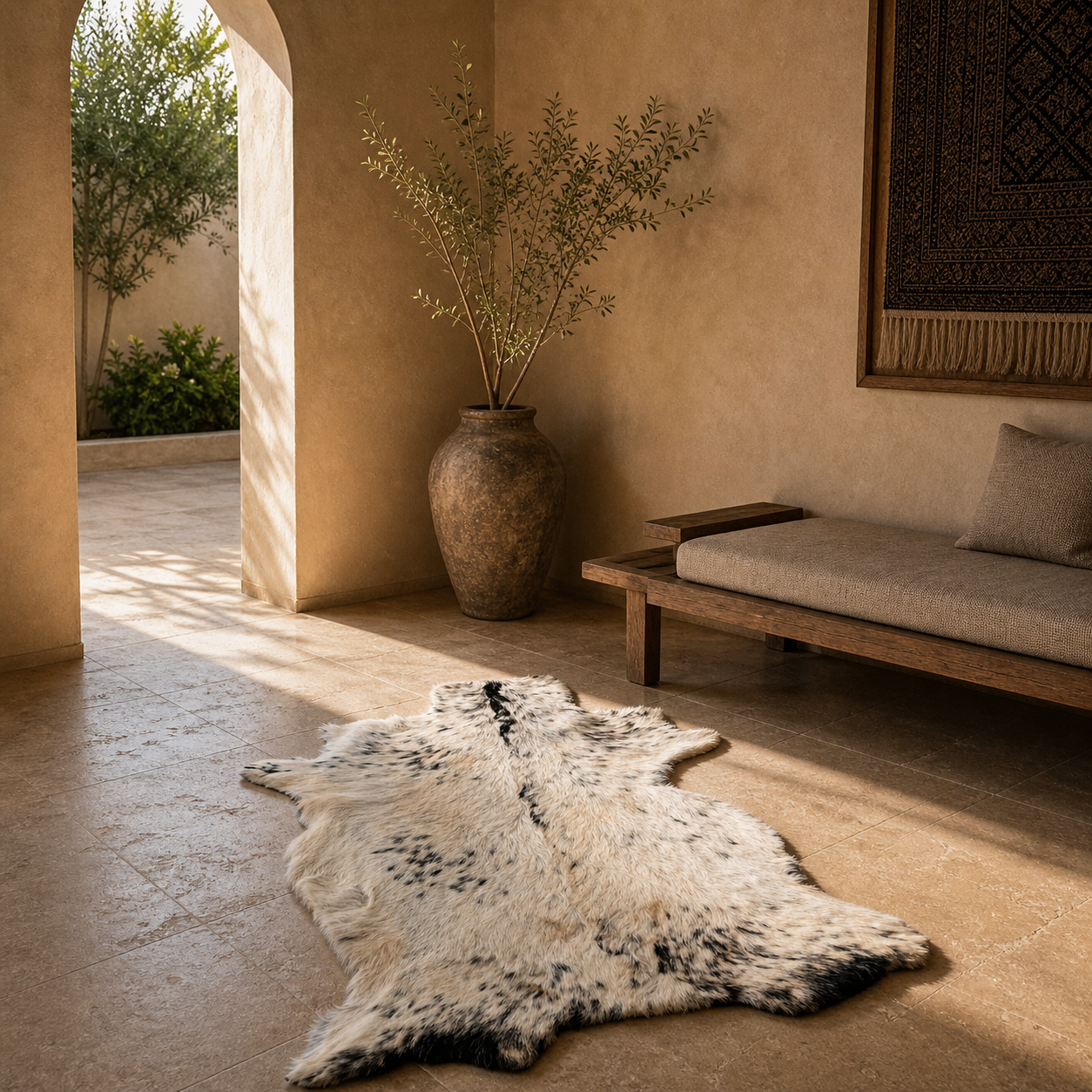 Goatskin Rug GR-104 40x32 INCH