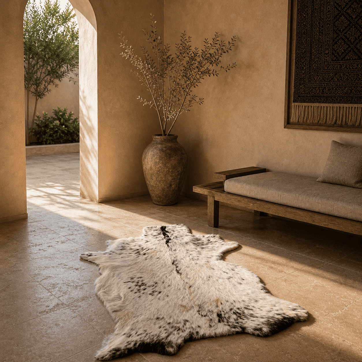 Goatskin Rug GR-104 40x32 INCH