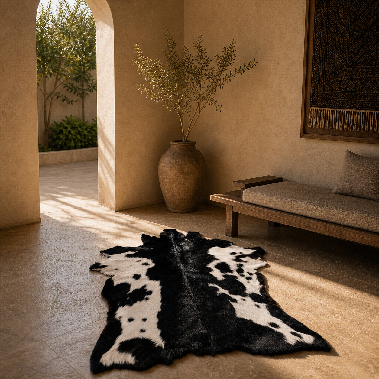 Goatskin Rug GR-105 38x28 INCH
