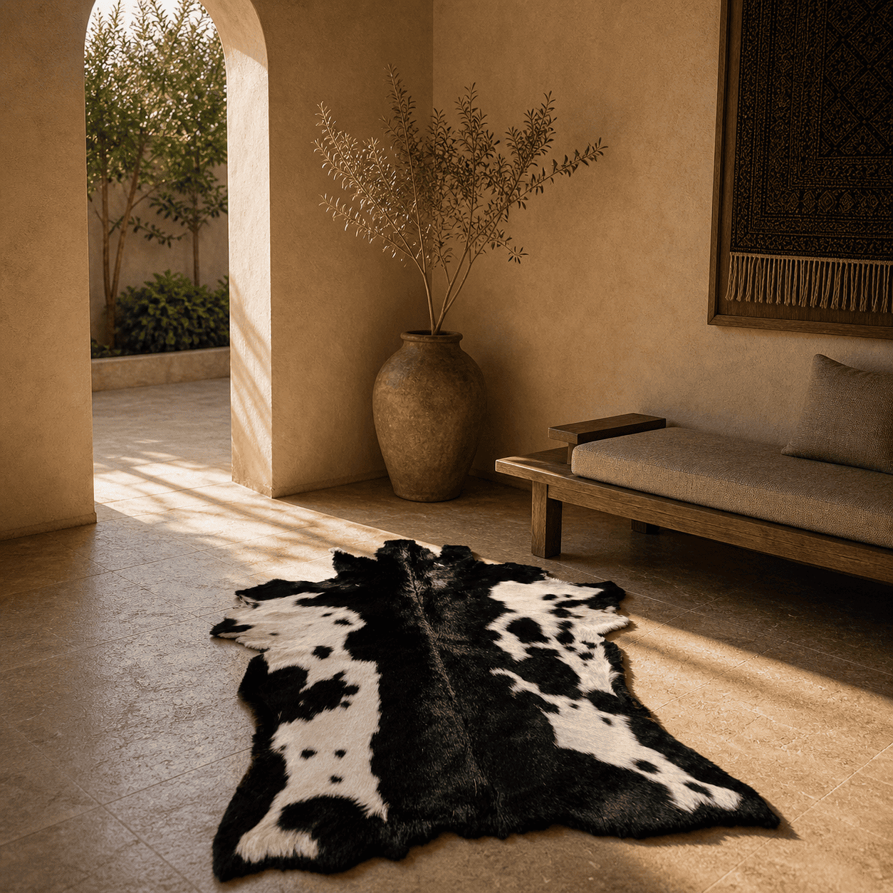 Goatskin Rug GR-105 38x28 INCH
