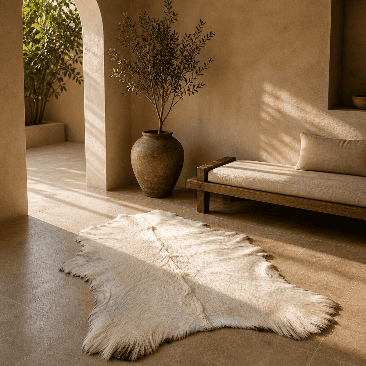 Goatskin Rug GR-108 40x32 INCH
