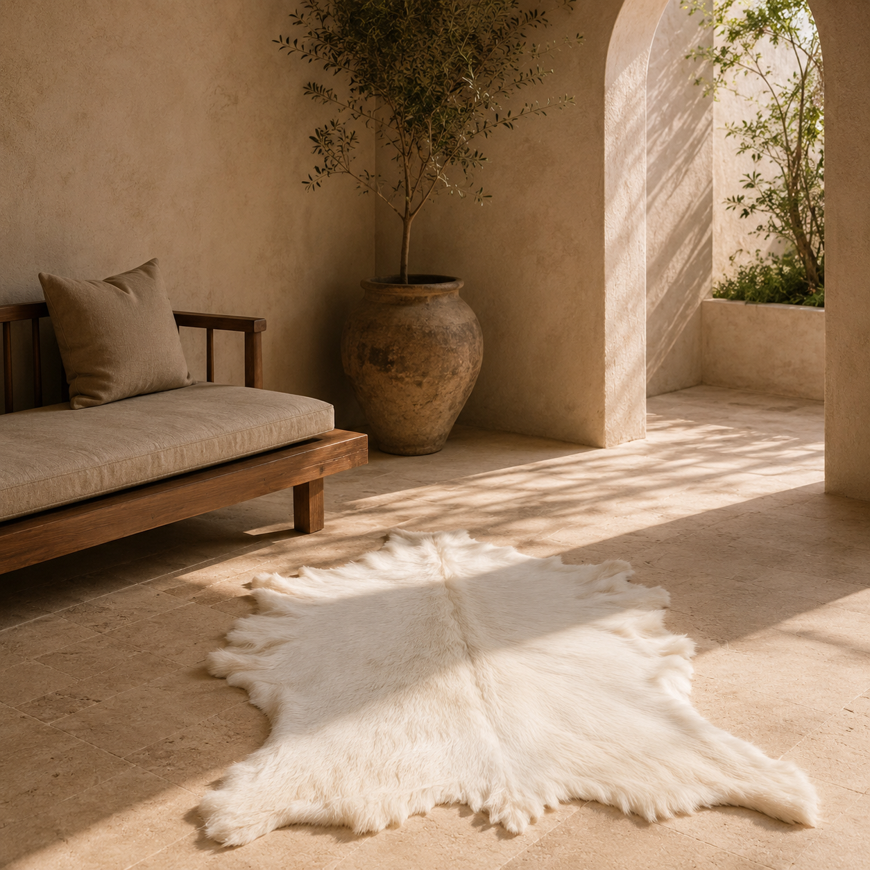 Goatskin Rug GR-112 50x35 INCH