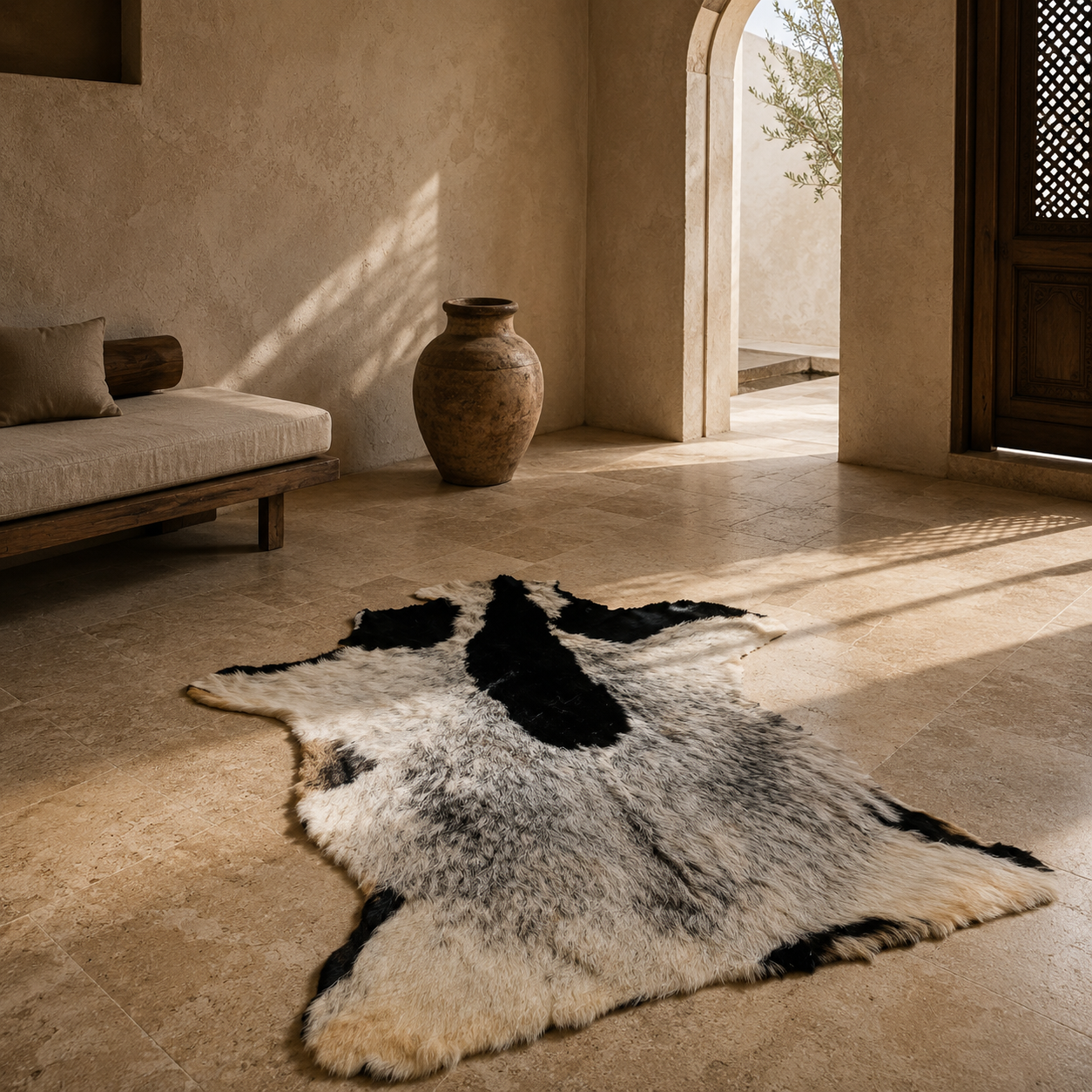 Goatskin Rug GR-116 42x29 INCH