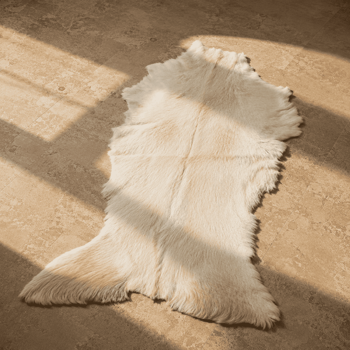 Goatskin Rug GR-117 42x24 INCH