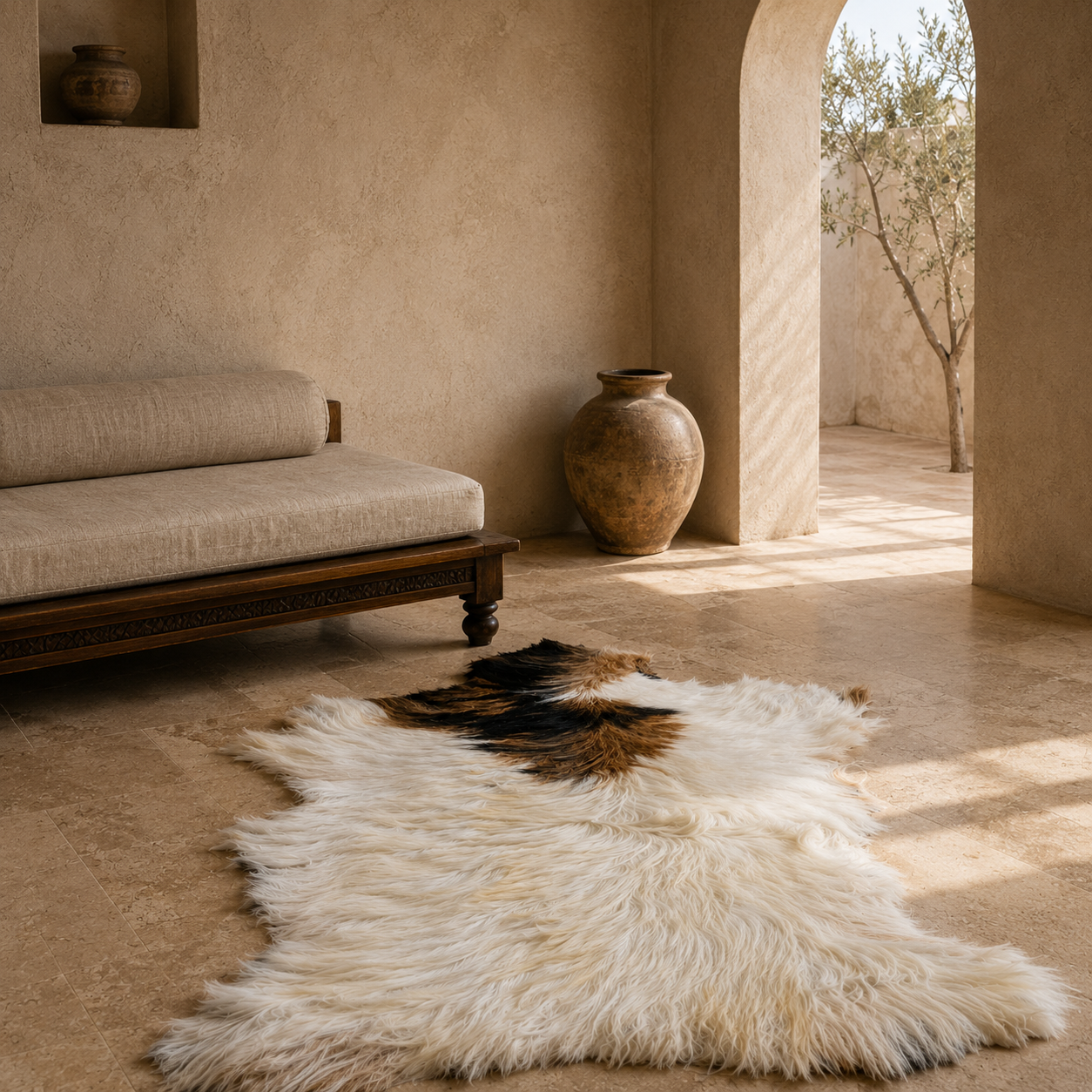 Goatskin Rug GR-121 43x29 INCH