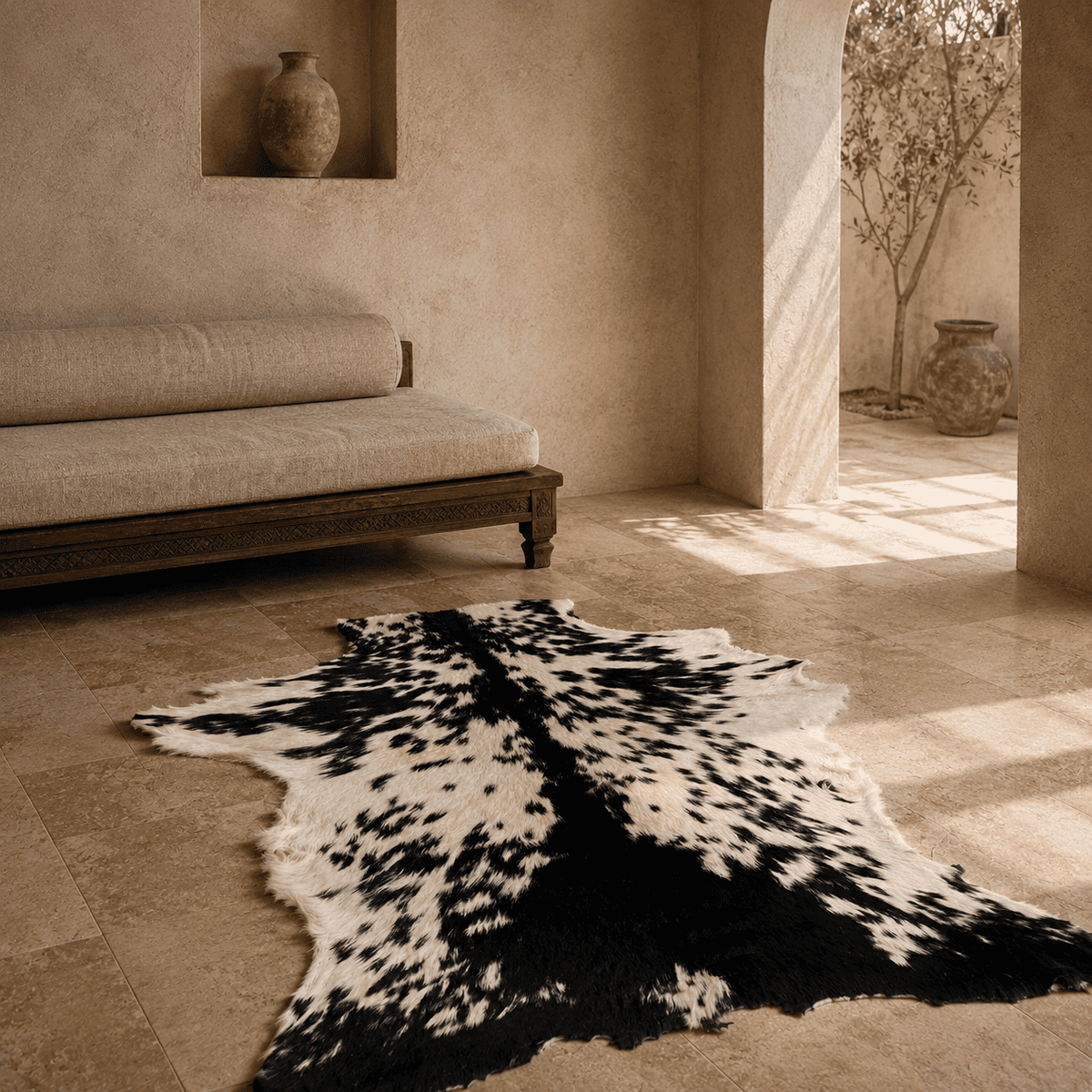 Goatskin Rug GR-122 39x25 INCH