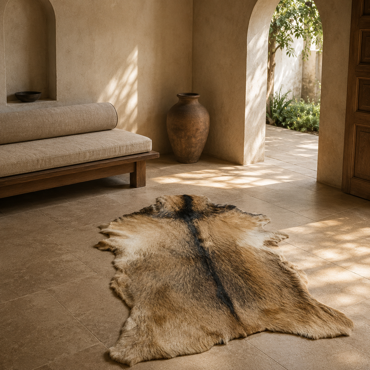 Goatskin Rug GR-124 41x28 INCH