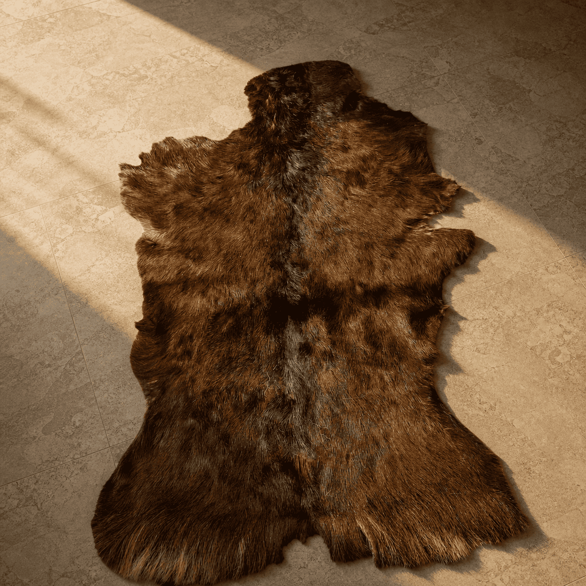 Goatskin Rug GR-125 44x28 INCH
