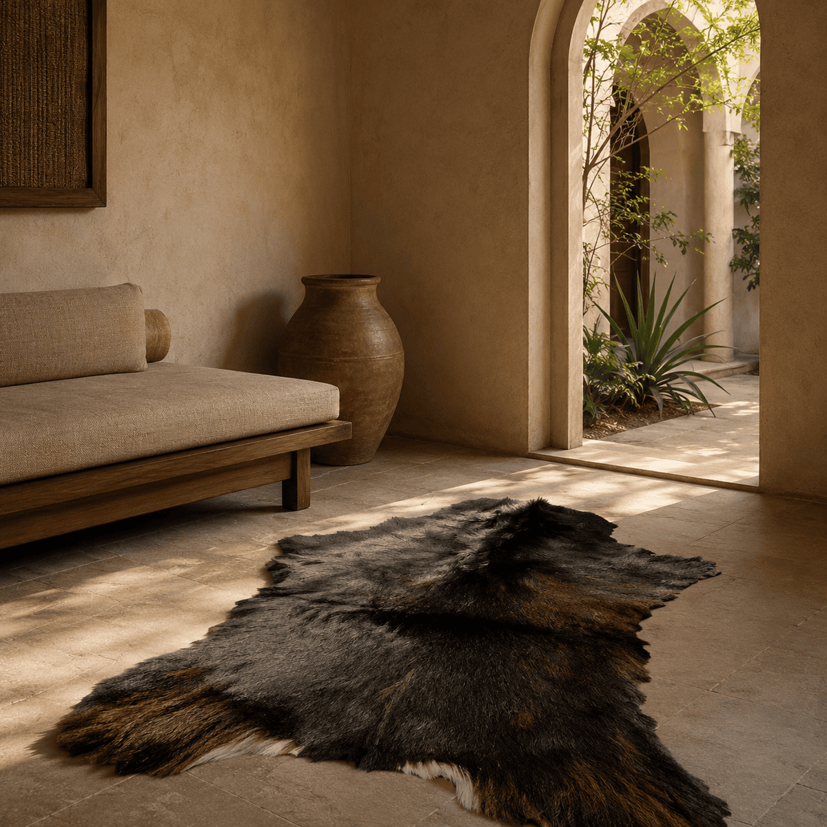 Goatskin Rug GR-131 43x26 INCH