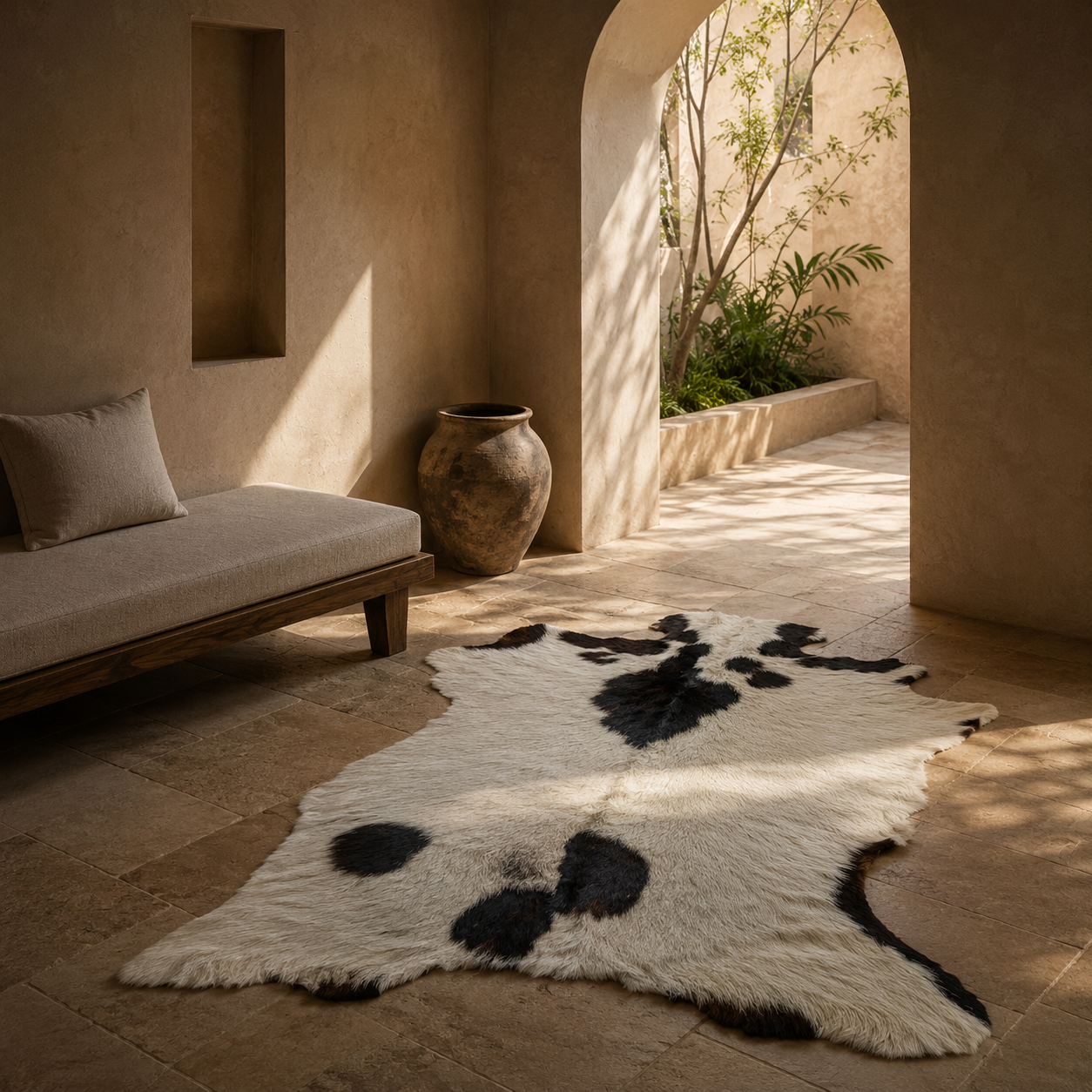 Goatskin Rug GR-136 39x28 INCH
