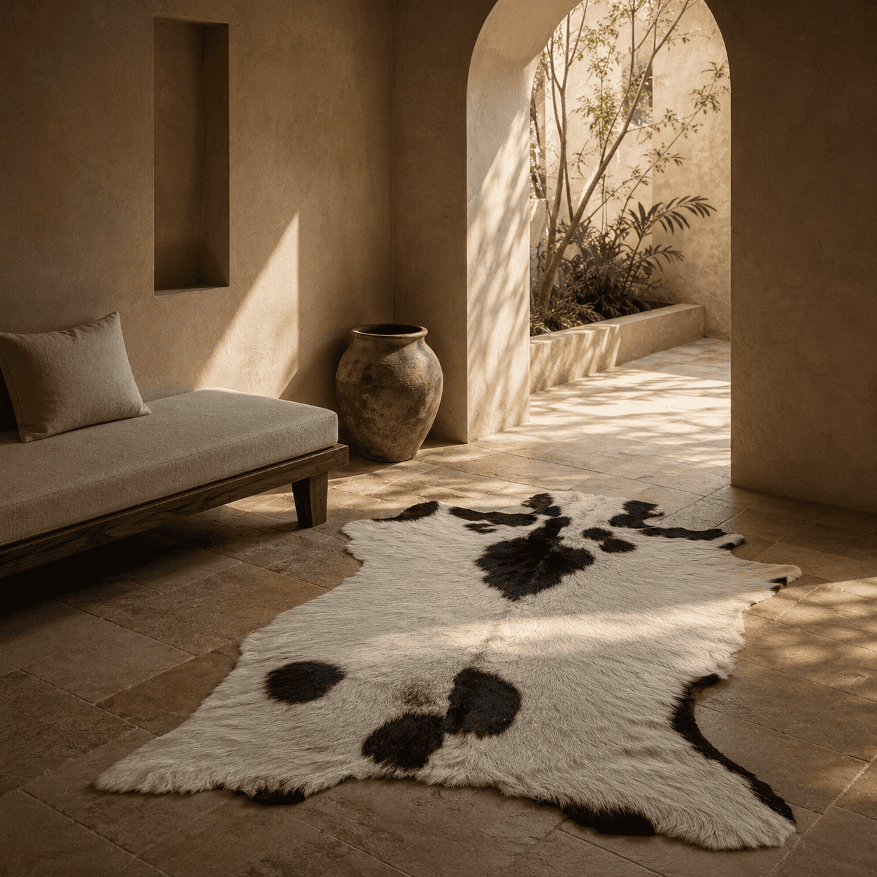 Goatskin Rug GR-136 39x28 INCH