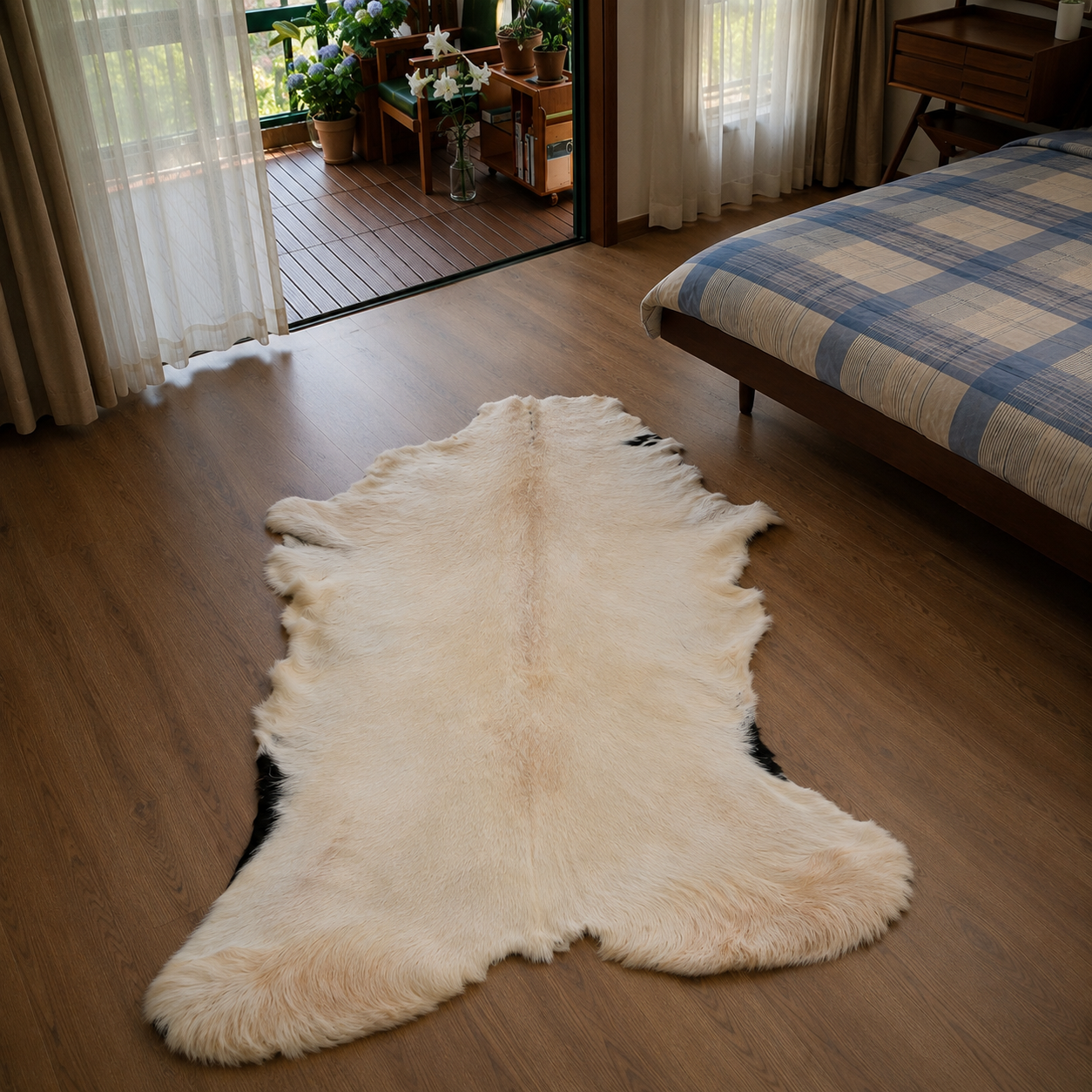 Goatskin Rug GR-138 42x26 INCH