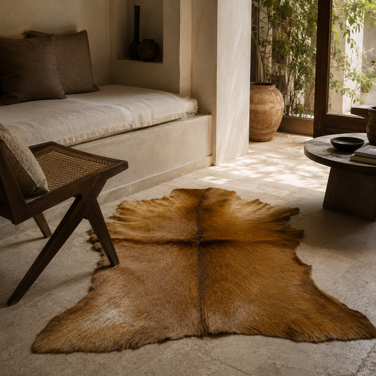 Goatskin Rug GR-152 42x28 INCH
