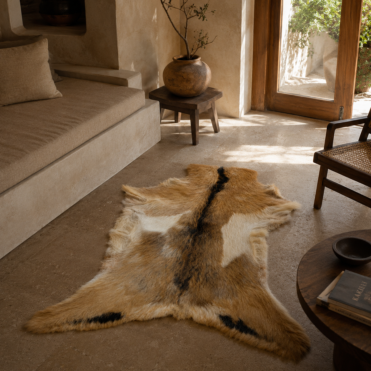 Goatskin Rug GR-154 36x27 INCH
